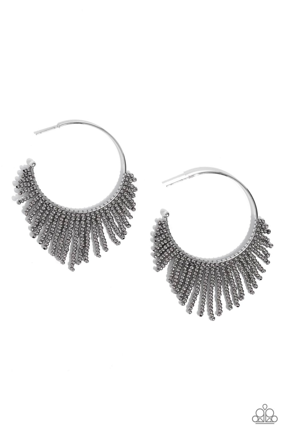 Tailored Tassel - Silver Earring