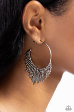 Load image into Gallery viewer, Tailored Tassel - Silver Earring
