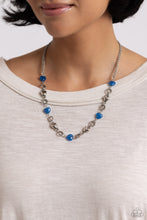 Load image into Gallery viewer, My HEARTBEAT Will Go On - Blue Necklace
