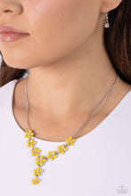 Load image into Gallery viewer, Flowering Feature - Yellow Necklace
