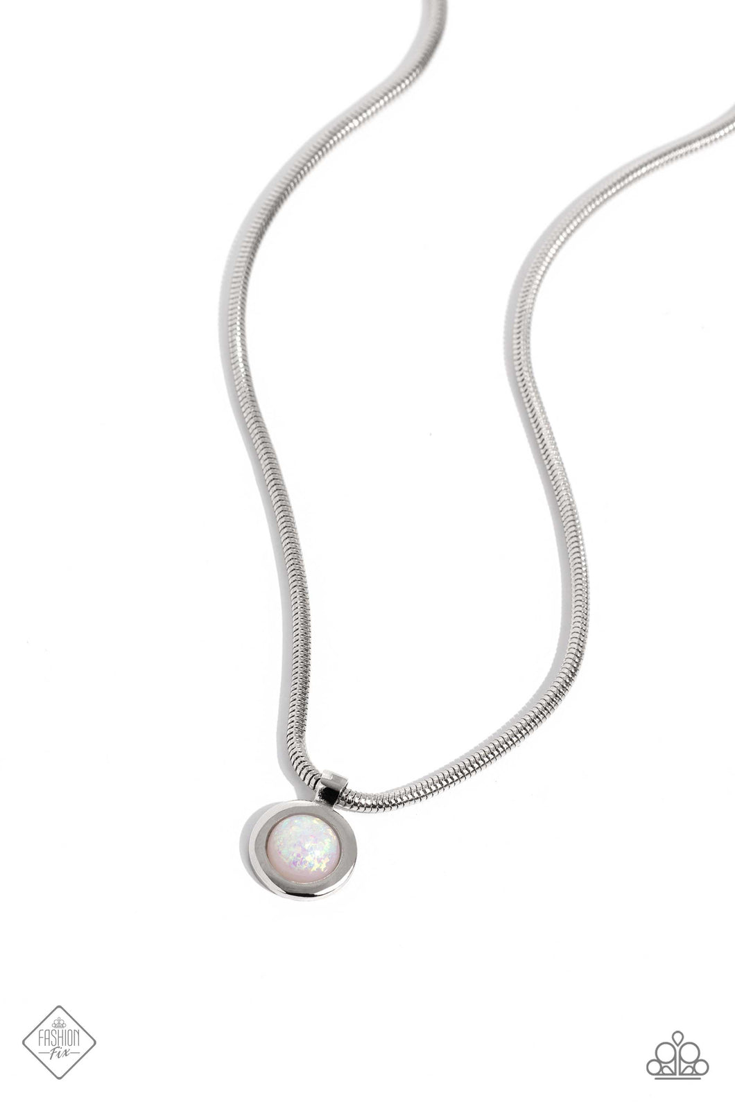 High-Strung Habit - White Necklace