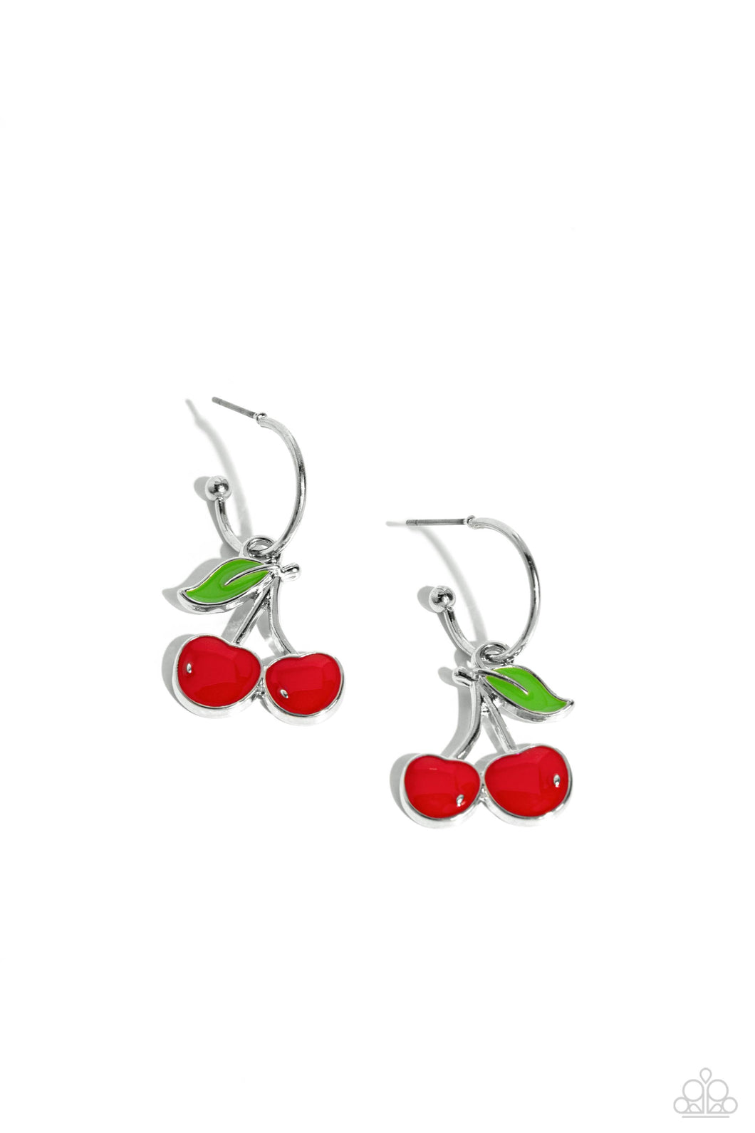 Cherry Caliber - Red Earring