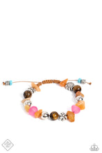 Load image into Gallery viewer, Garden Party Pattern - Orange Bracelet
