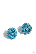 Load image into Gallery viewer, Corsage Character - Blue Earring
