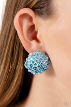 Load image into Gallery viewer, Corsage Character - Blue Earring
