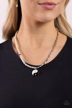 Load image into Gallery viewer, Youthful Yin and Yang - Black Necklace
