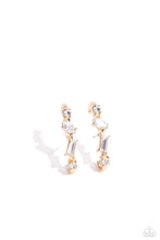 Load image into Gallery viewer, Sliding Shimmer - Gold Earring
