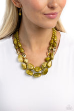 Load image into Gallery viewer, Seize the Statement - Green Necklace
