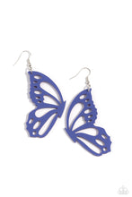 Load image into Gallery viewer, WING of the World - Blue Earring
