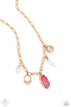 Load image into Gallery viewer, Geode Glam - Pink Necklace
