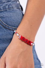 Load image into Gallery viewer, Love Language - Red Bracelet
