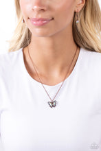 Load image into Gallery viewer, Whispering Wings - Copper Necklace
