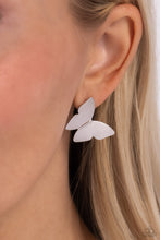 Load image into Gallery viewer, Butterfly Beholder - Silver Earring
