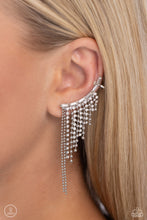 Load image into Gallery viewer, Tapered Tease - White Earring
