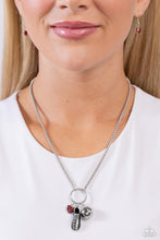 Load image into Gallery viewer, Corner Kick - Red Necklace
