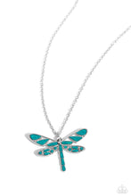 Load image into Gallery viewer, FLYING Low - Green Necklace

