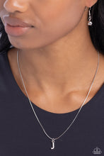 Load image into Gallery viewer, Seize the Initial - Silver - J Necklace
