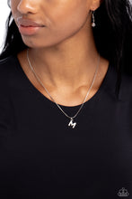 Load image into Gallery viewer, Seize the Initial - Silver - M Necklace
