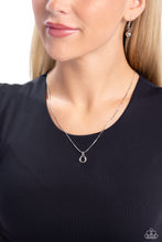 Load image into Gallery viewer, Seize the Initial - Silver - O Necklace
