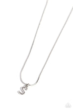 Load image into Gallery viewer, Seize the Initial - Silver - S Necklace
