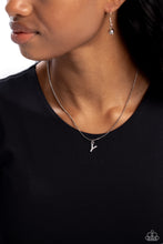 Load image into Gallery viewer, Seize the Initial - Silver - Y Necklace
