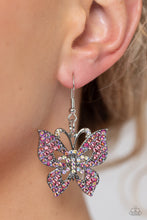 Load image into Gallery viewer, Bejeweled Breeze - Pink Earring
