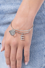 Load image into Gallery viewer, Making It INITIAL - Silver - E Bracelet
