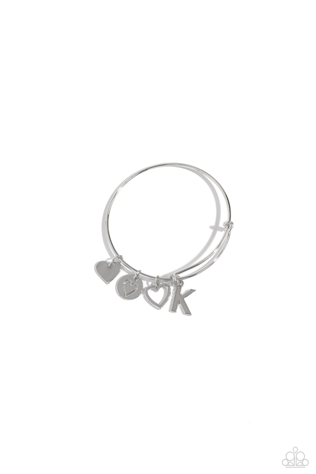 Making It INITIAL - Silver - K Bracelet