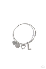 Load image into Gallery viewer, Making It INITIAL - Silver - L Bracelet
